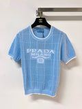 PRADA 26S SHORT-SLEEVED SWEATER STYLE 856