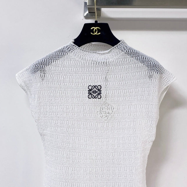 LOEWE 26S KNIT ROUND NECK TOP 530