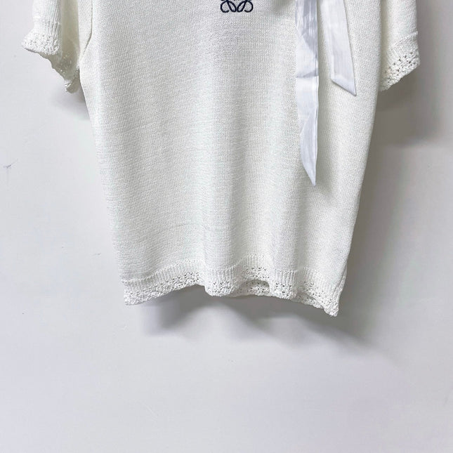 LOEWE 26S SHORT SLEEVE KNIT TOP 497
