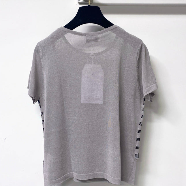 CHANEL 26S SHORT-SLEEVED KNIT SHIRT STYLE 1181