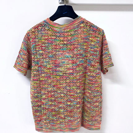 CHANEL 26S SHORT-SLEEVE KNIT TOP STYLE 1172