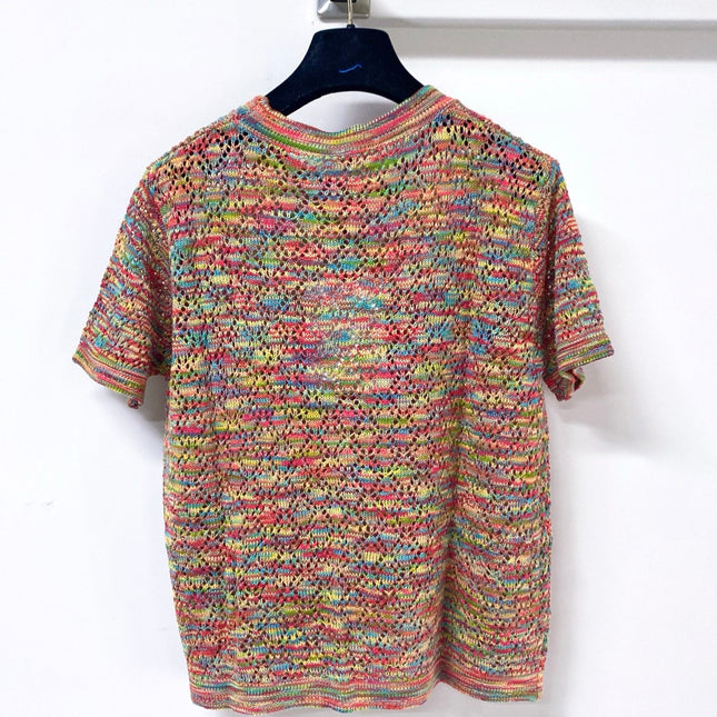 CHANEL 26S SHORT-SLEEVE KNIT TOP STYLE 1172