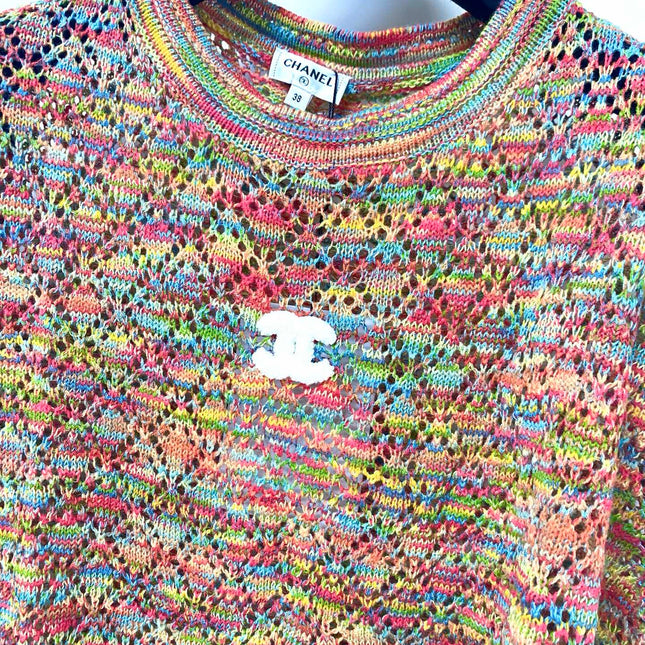 CHANEL 26S SHORT-SLEEVE KNIT TOP STYLE 1172
