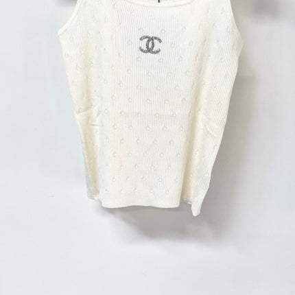 CHANEL 26S KNITTED SLEEVELESS TOP STYLE 1173