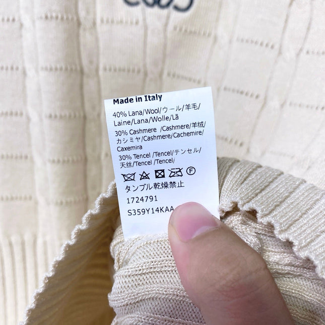 LOEWE 26S SLEEVELESS KNIT POLO TOP 414