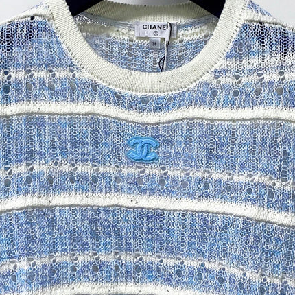 CHANEL 26S SHORT-SLEEVE KNIT TOP STYLE 1143