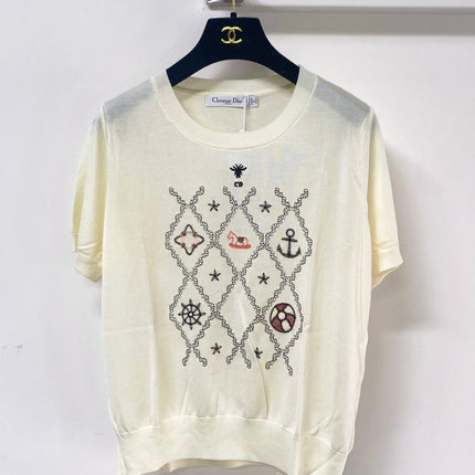 DIOR 26S SHORT-SLEEVED SWEATER 1248