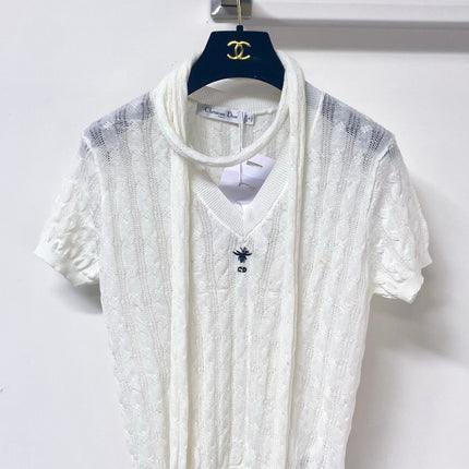 DIOR 26S SHORT-SLEEVED SWEATER 1250
