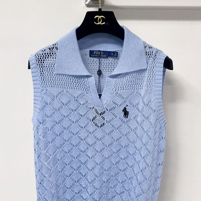 RALPH LAUREN 26S SLEEVELESS KNIT TOP 456