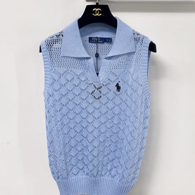 RALPH LAUREN 26S SLEEVELESS KNIT TOP 456