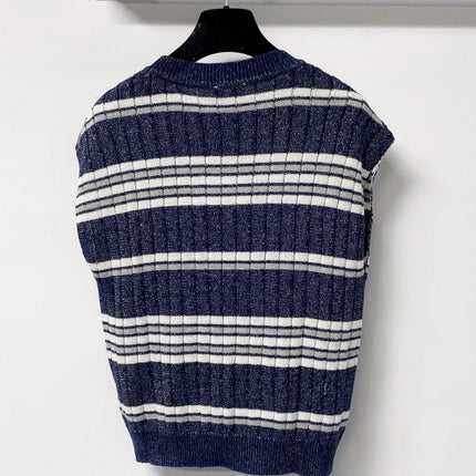 CHANEL 26S SLEEVELESS KNIT TOP 1398