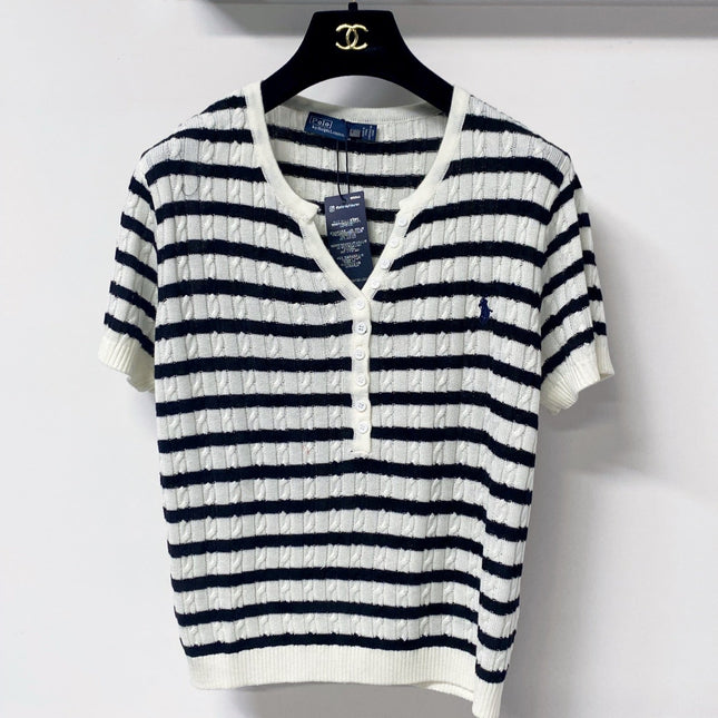 RALPH LAUREN 26S SHORT SLEEVE KNIT TOP 363