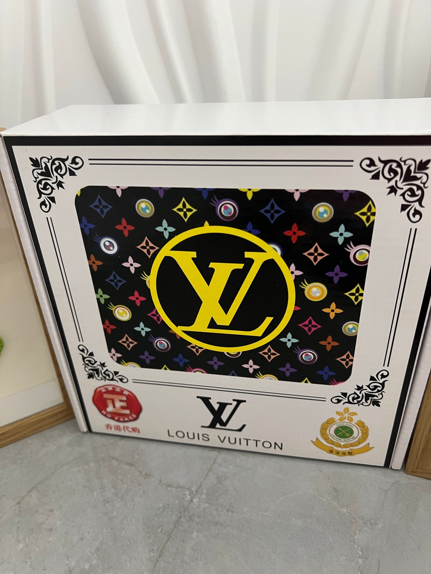 LV 25S BELT 38 MM IN BLACK CALFSKIN STAMP LOGO 593296