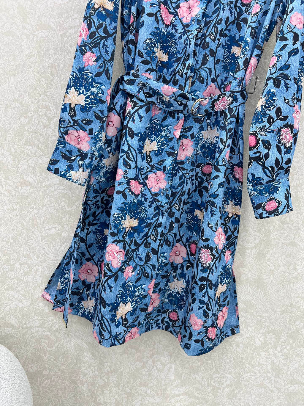 LV BELTED LONG SHIRT DRESS 275181