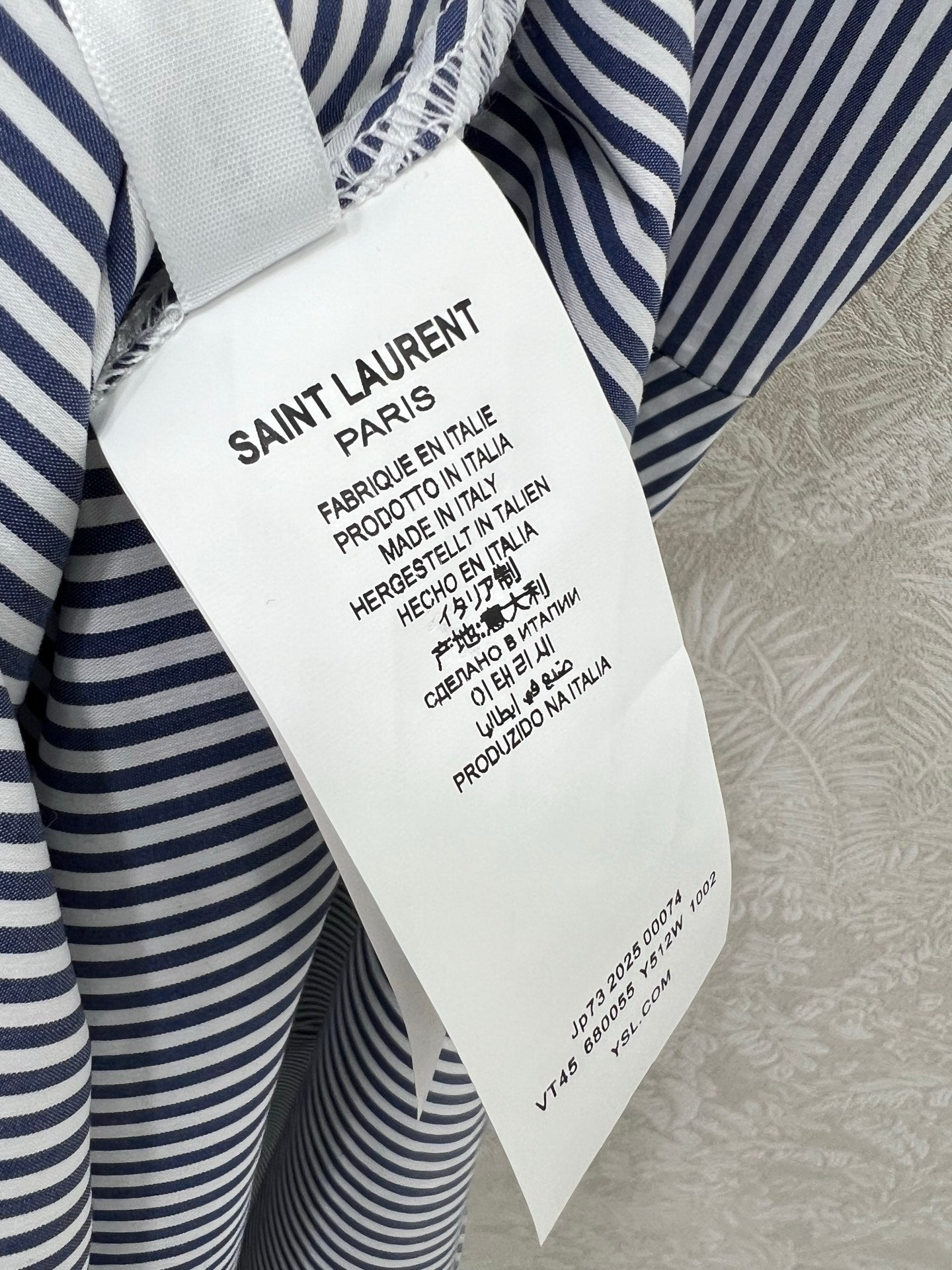 YVES SAINT LAURENT SPAGHETTI STRAP DRESS 269967
