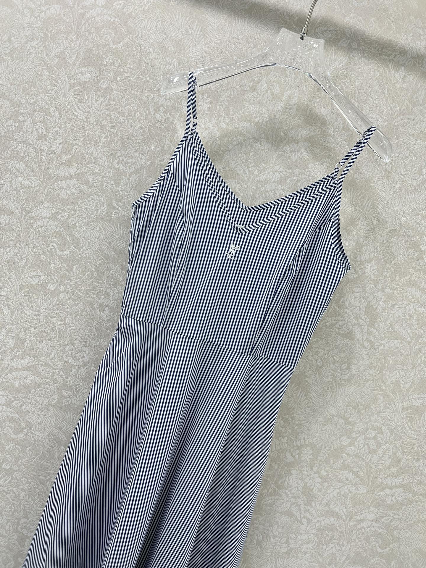 YVES SAINT LAURENT SPAGHETTI STRAP DRESS 269967