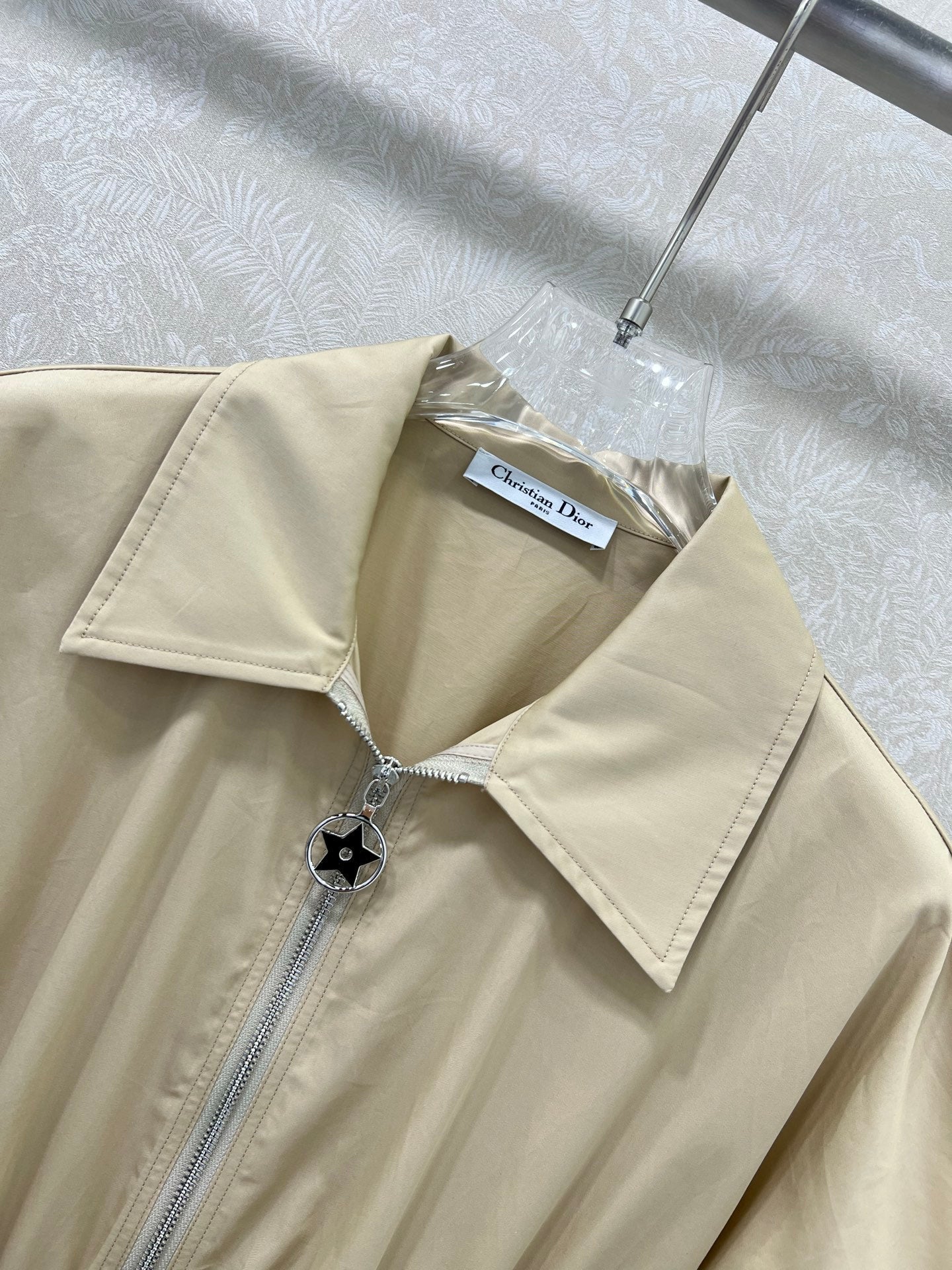 DIOR SHORT-SLEEVE DRESS WITH COLLAR 269973