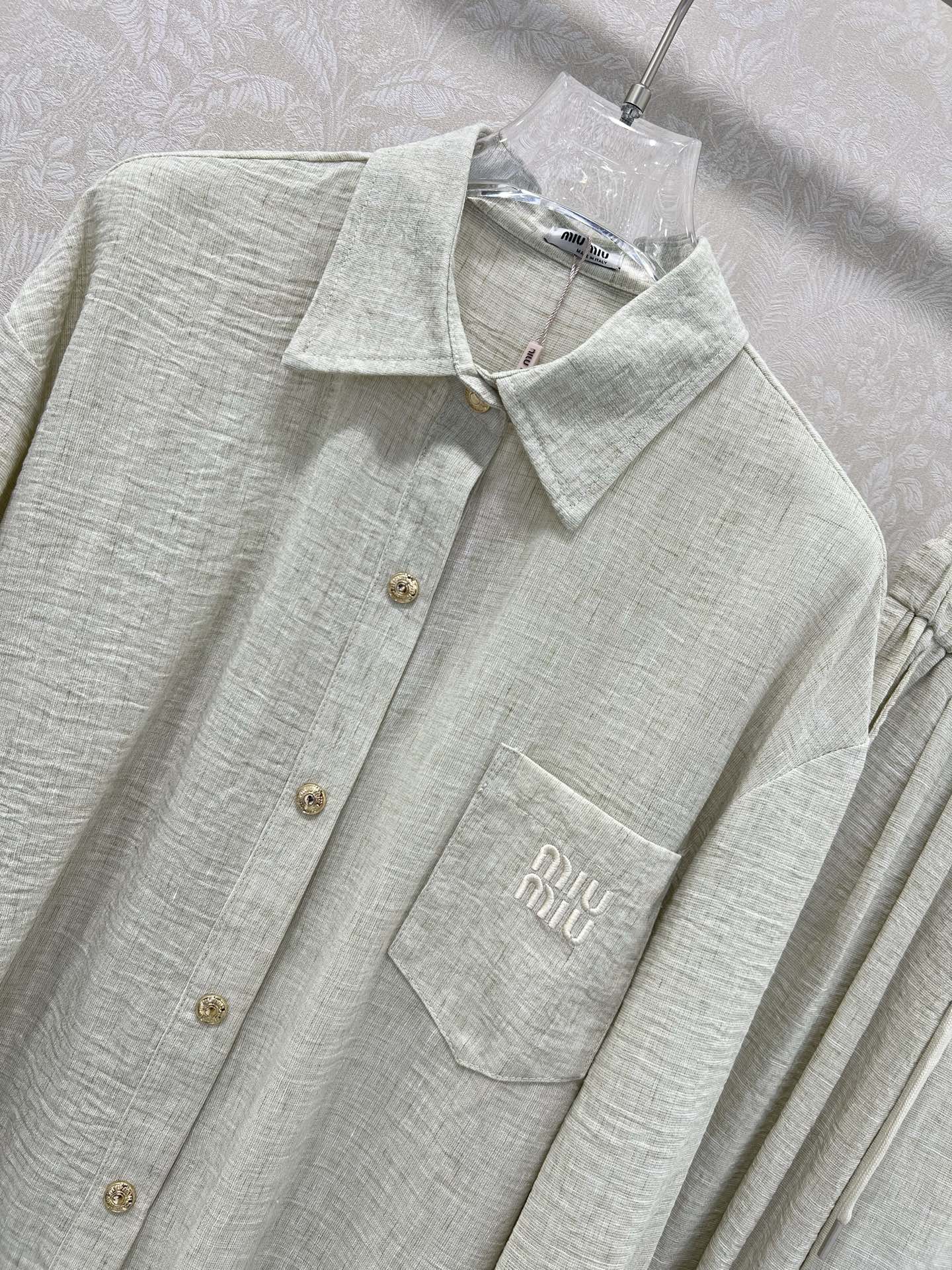 CHANEL SHIRT AND WIDE-LEG TROUSERS SET STYLE 33