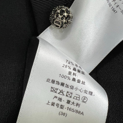 DIOR 25S SILK-BLEND KNIT JACKET STYLE 172