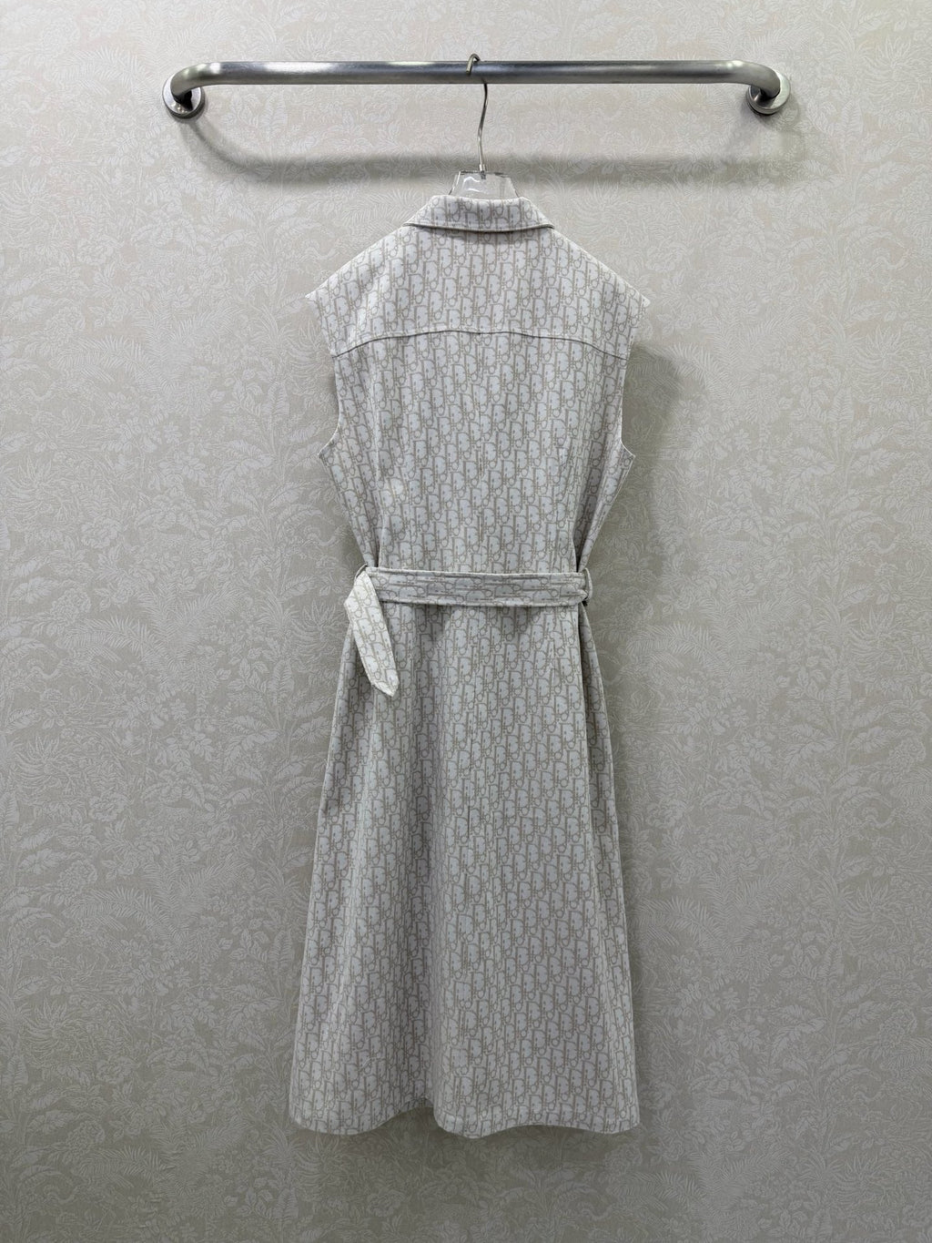 DIOR 26S SLEEVELESS MONOGRAM PRINT DRESS 1219