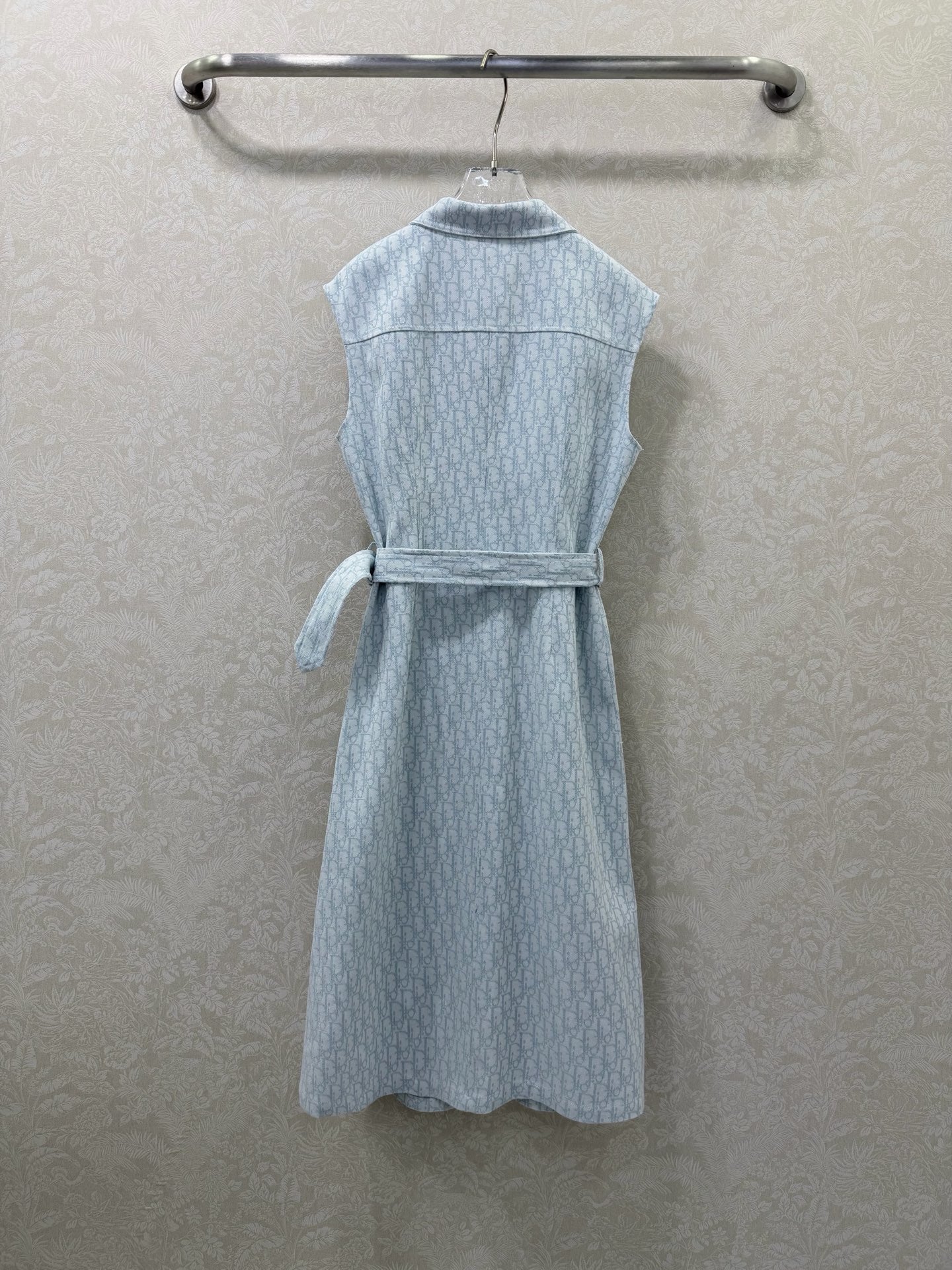 DIOR 26S SLEEVELESS MONOGRAM PRINT DRESS 1218