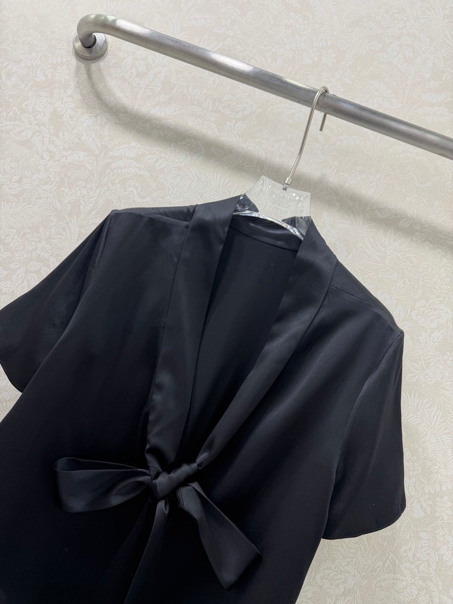 DIOR 26S SHORT-SLEEVE WAIST-TIED SHIRT 1217