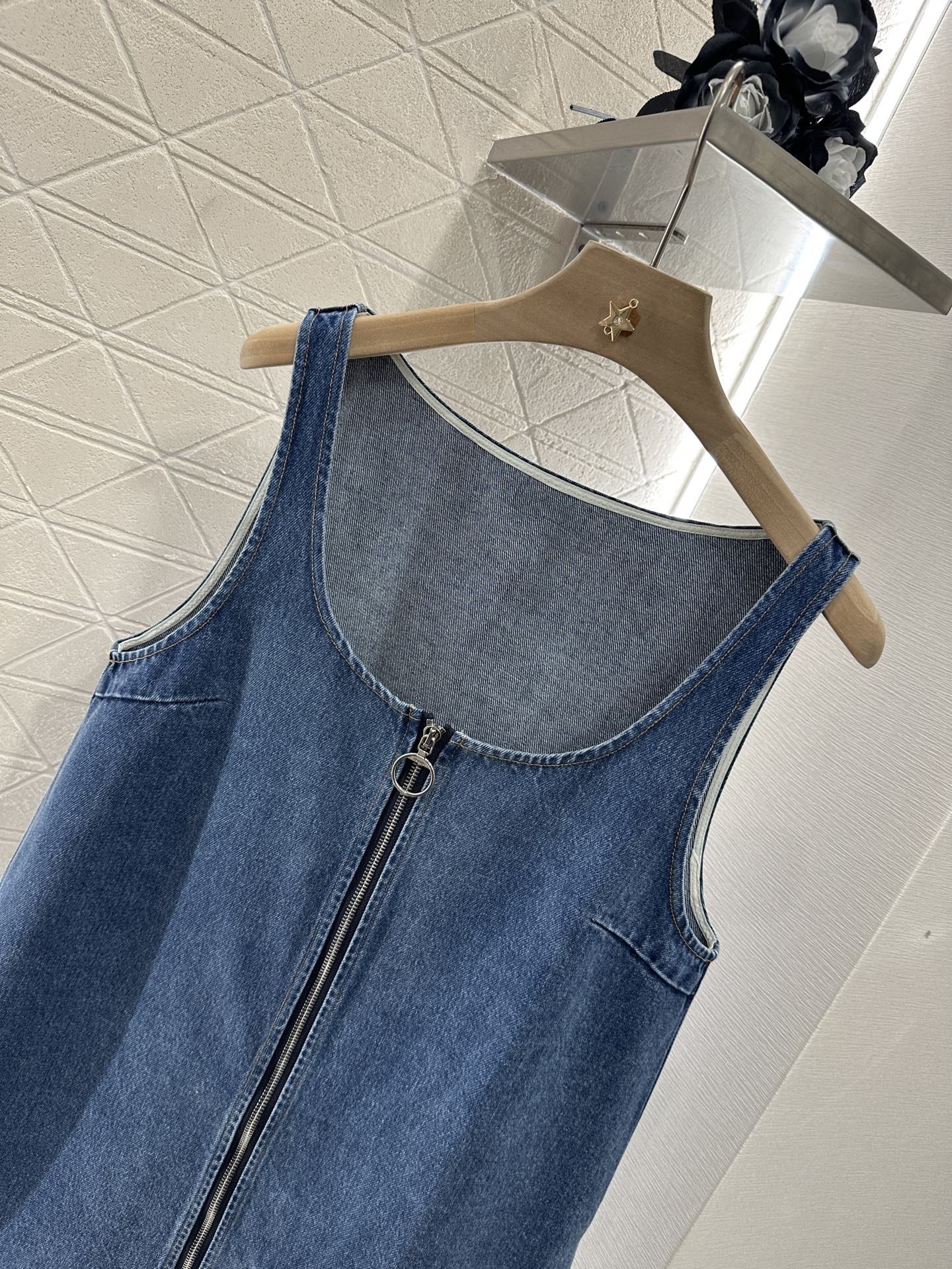 PRADA DENIM POCKET BLAZER DRESS 276614