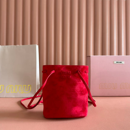 MINI TOTE BAG 17 RED IN NAPPA CALFSKIN