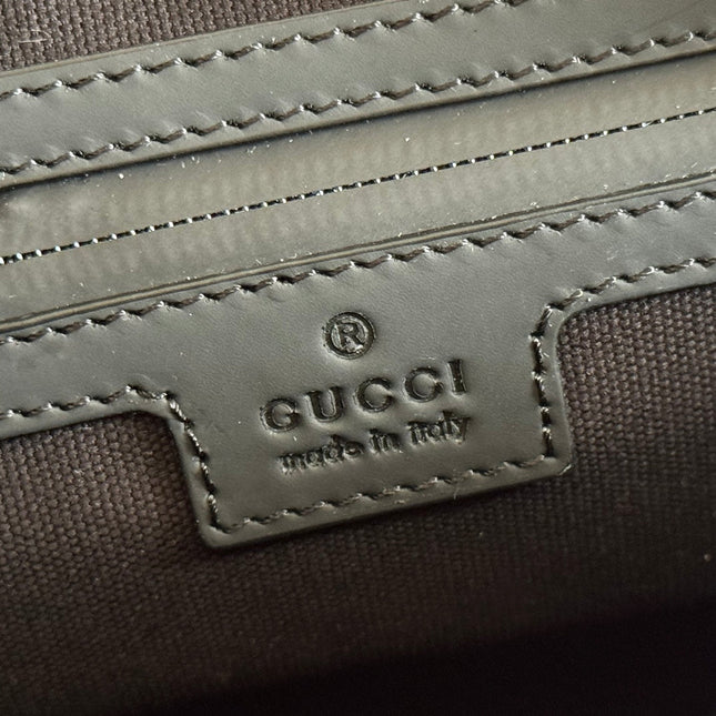 GUCCI 25S SUPREME MESSENGER BAG 26 CM IN BLACK CALFSKIN