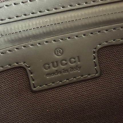 GUCCI 25S MARMONT MATELASSÉ WAIST BAG 24 CM IN BLACK CALFSKIN