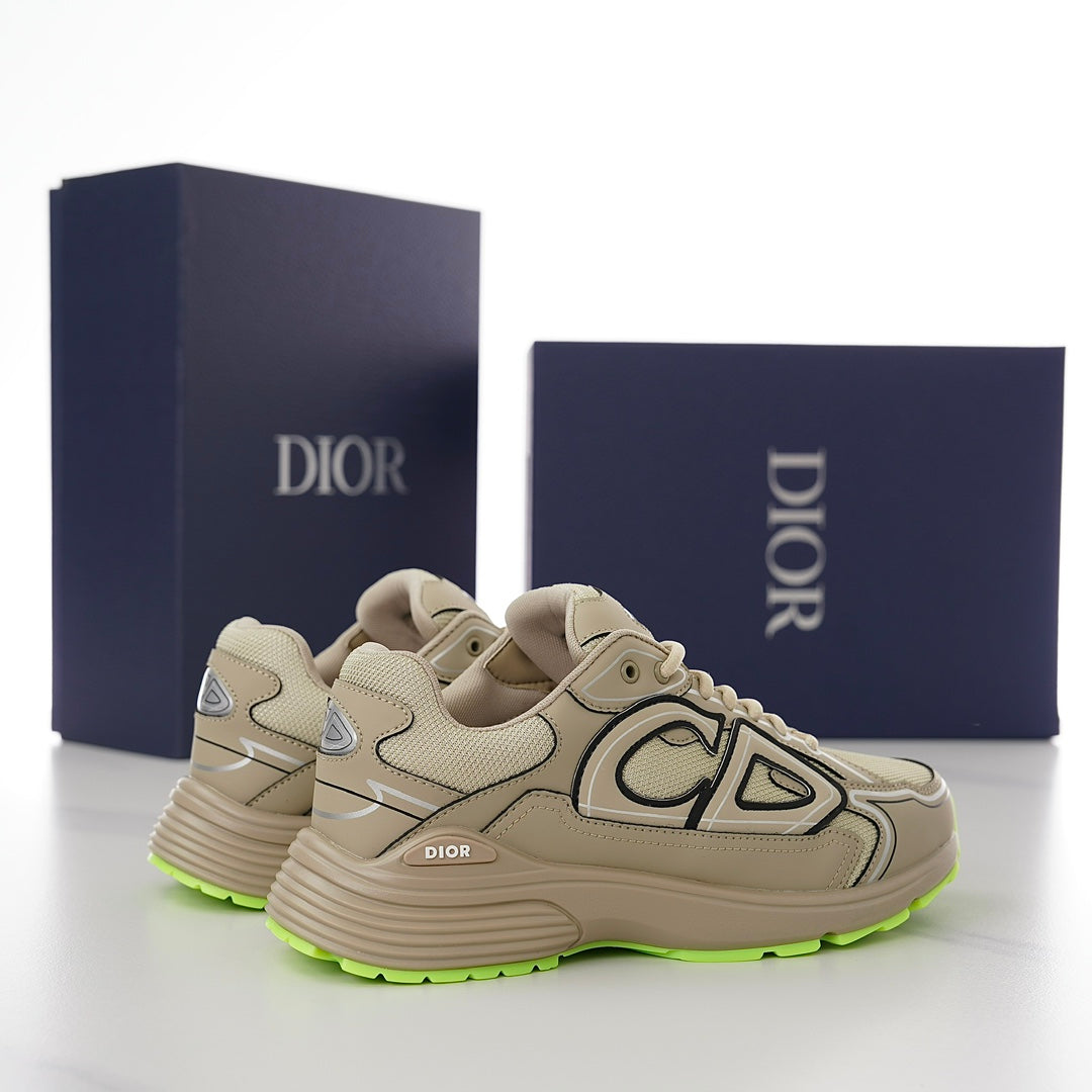 CD B30 SNEAKER TAN MESH FABRIC
