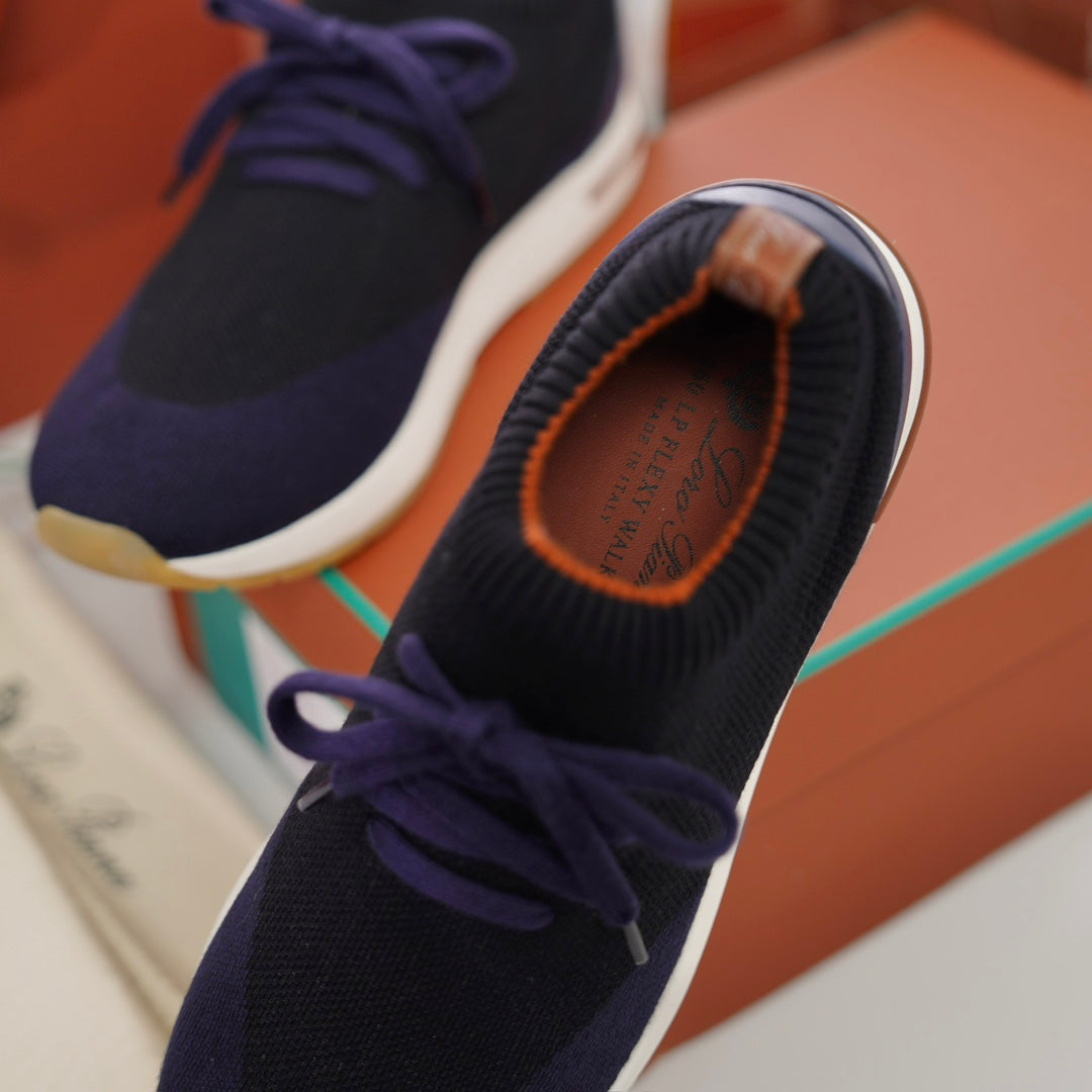 LP 360 LP FLEXY WALK SNEAKER BLACK AND DENIM CASHMERE