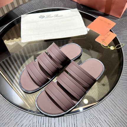 LP NAHA SANDAL CHOCOLATE LAMBSKIN