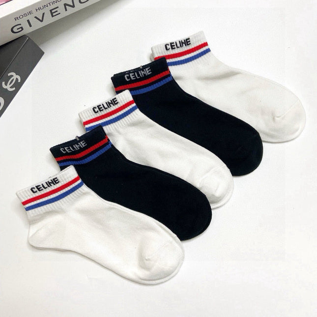 CELINE 26S ANKLE SOCKS 527774 (1 BOX)