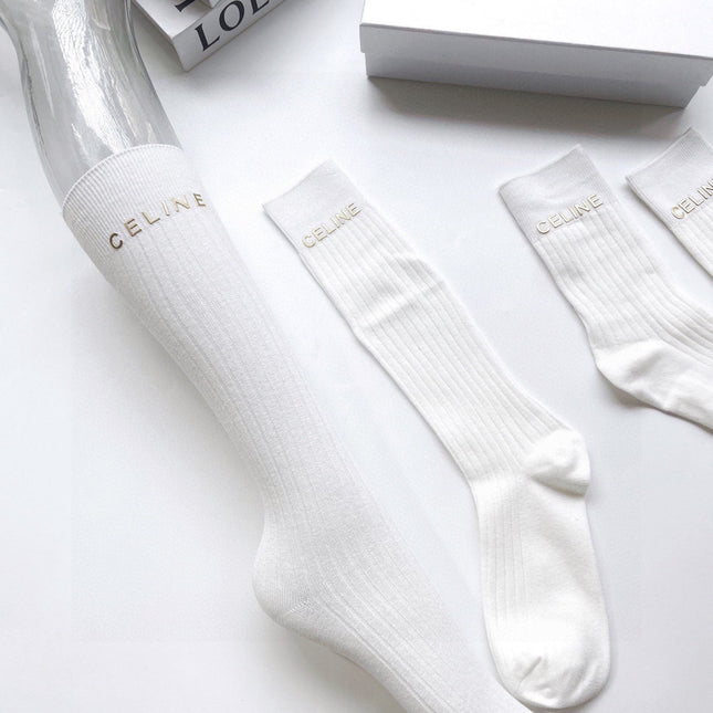 CELINE 26S CREW SOCKS 121818 (1 BOX)