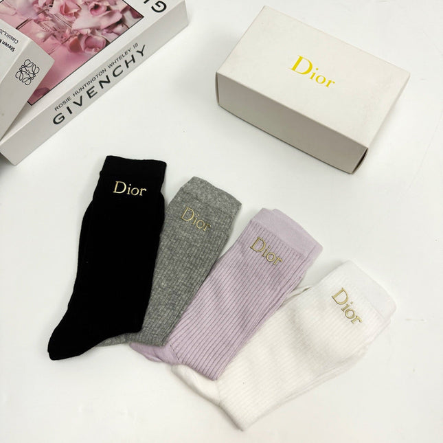 DIOR 26S CREW SOCKS 400442 (1 BOX)