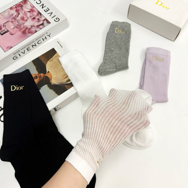 DIOR 26S CREW SOCKS 400442 (1 BOX)