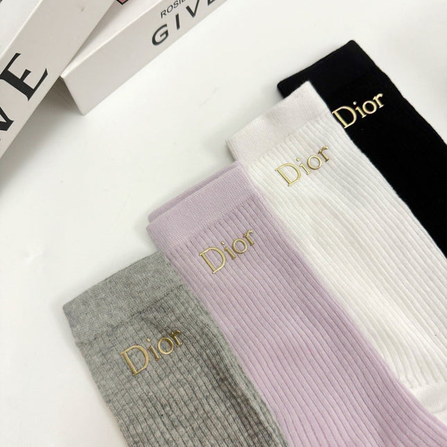 DIOR 26S CREW SOCKS 400442 (1 BOX)