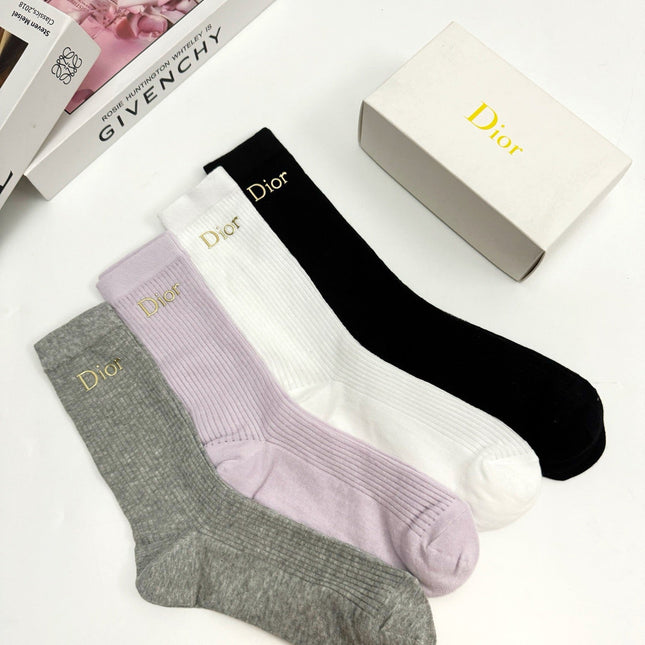 DIOR 26S CREW SOCKS 400442 (1 BOX)