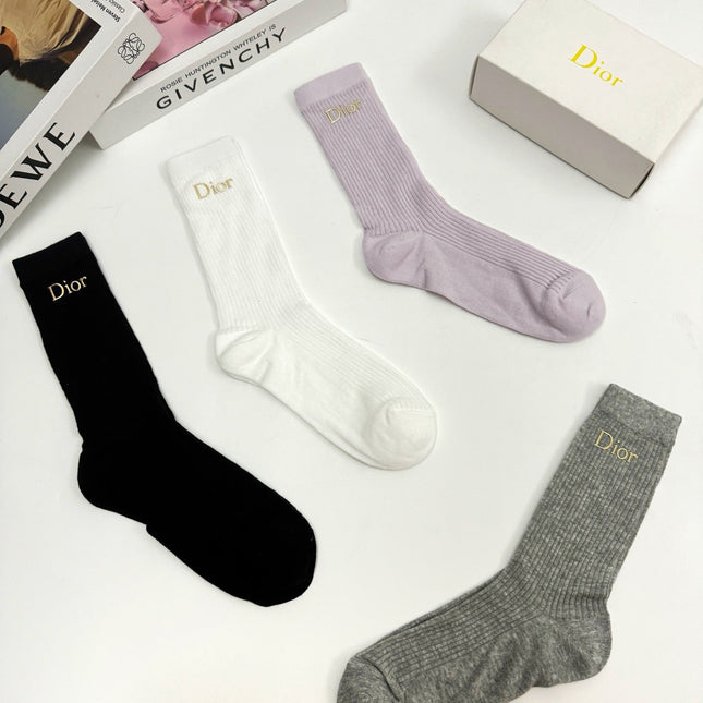 DIOR 26S CREW SOCKS 400442 (1 BOX)
