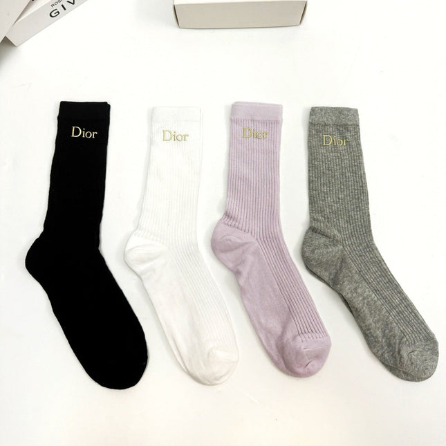 DIOR 26S CREW SOCKS 400442 (1 BOX)