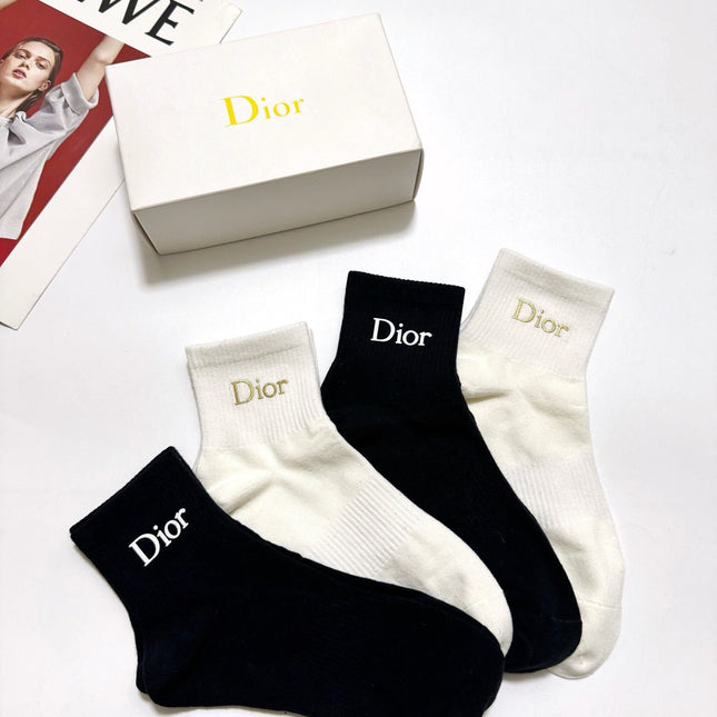 DIOR 26S ANKLE SOCKS 403637 (1 BOX)