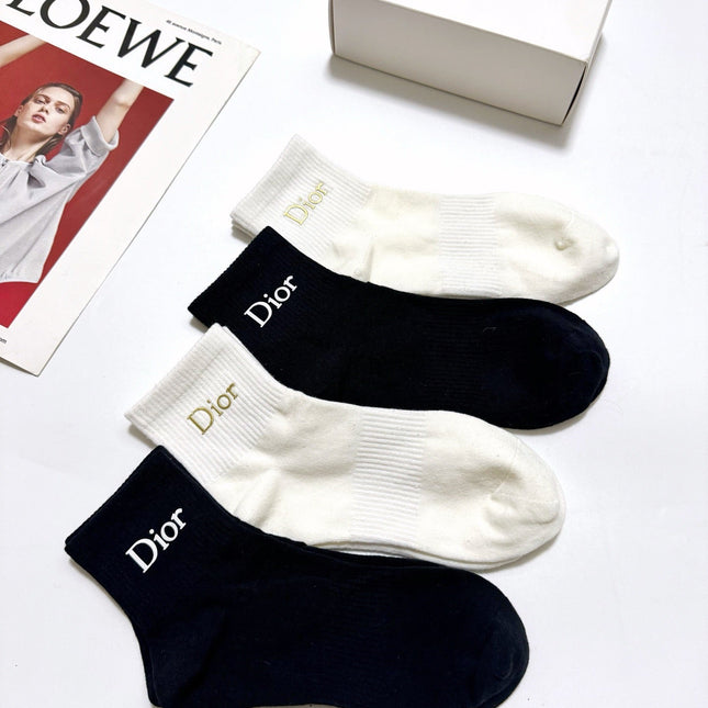 DIOR 26S ANKLE SOCKS 403637 (1 BOX)