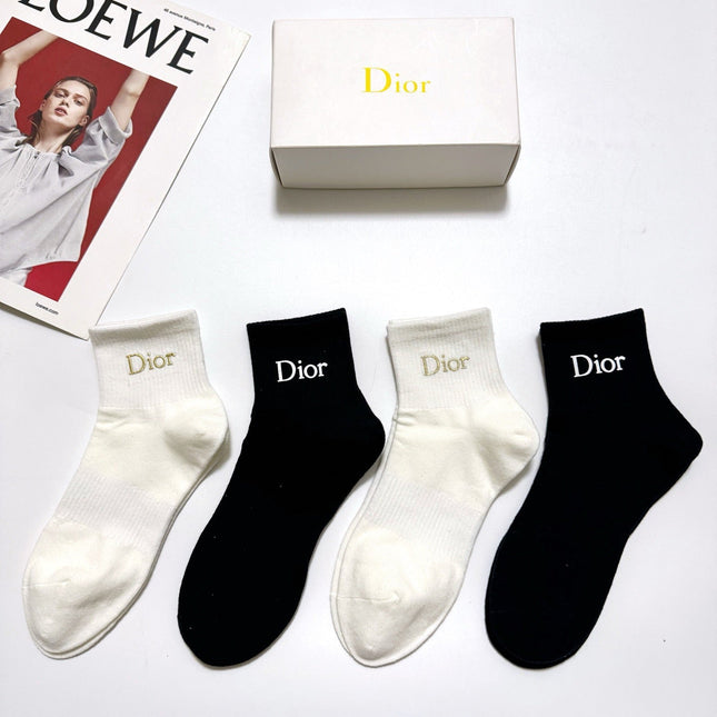 DIOR 26S ANKLE SOCKS 403637 (1 BOX)