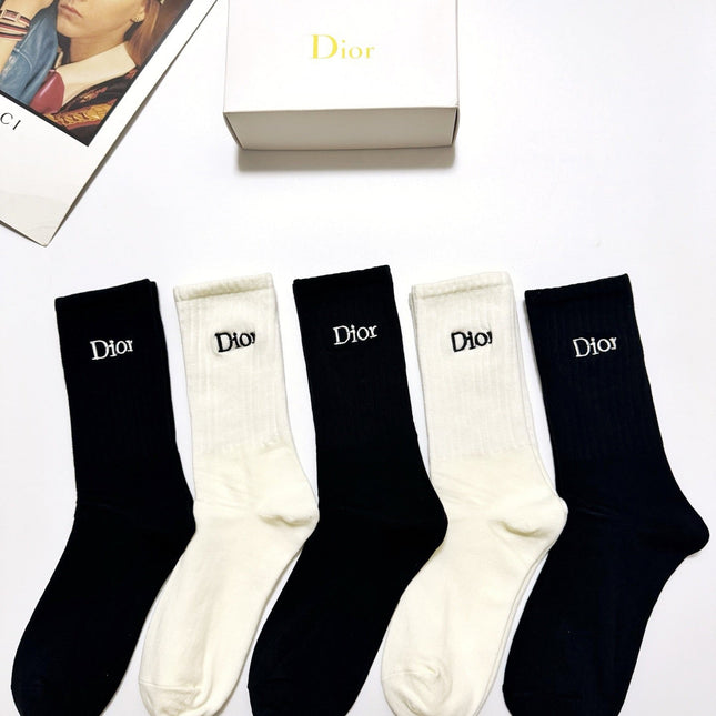 DIOR 26S CREW SOCKS 405366 (1 BOX)