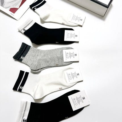 CHANEL 26S ANKLE SOCKS 407179 (1 BOX)