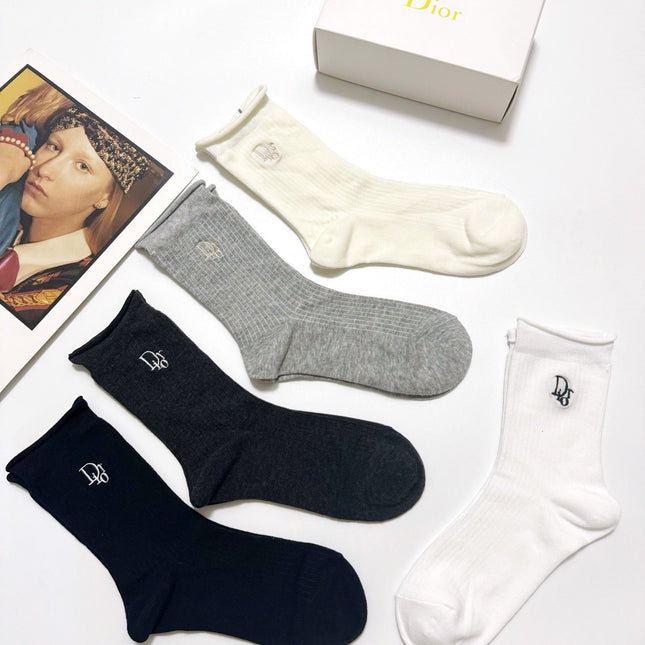 DIOR 26S CREW SOCKS 410293 (1 BOX)