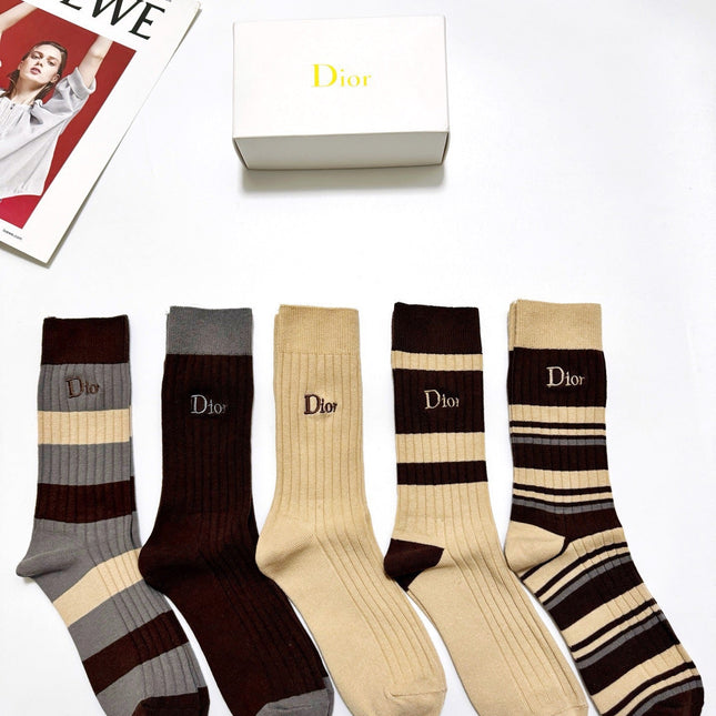 DIOR 26S CREW SOCKS 413925 (1 BOX)