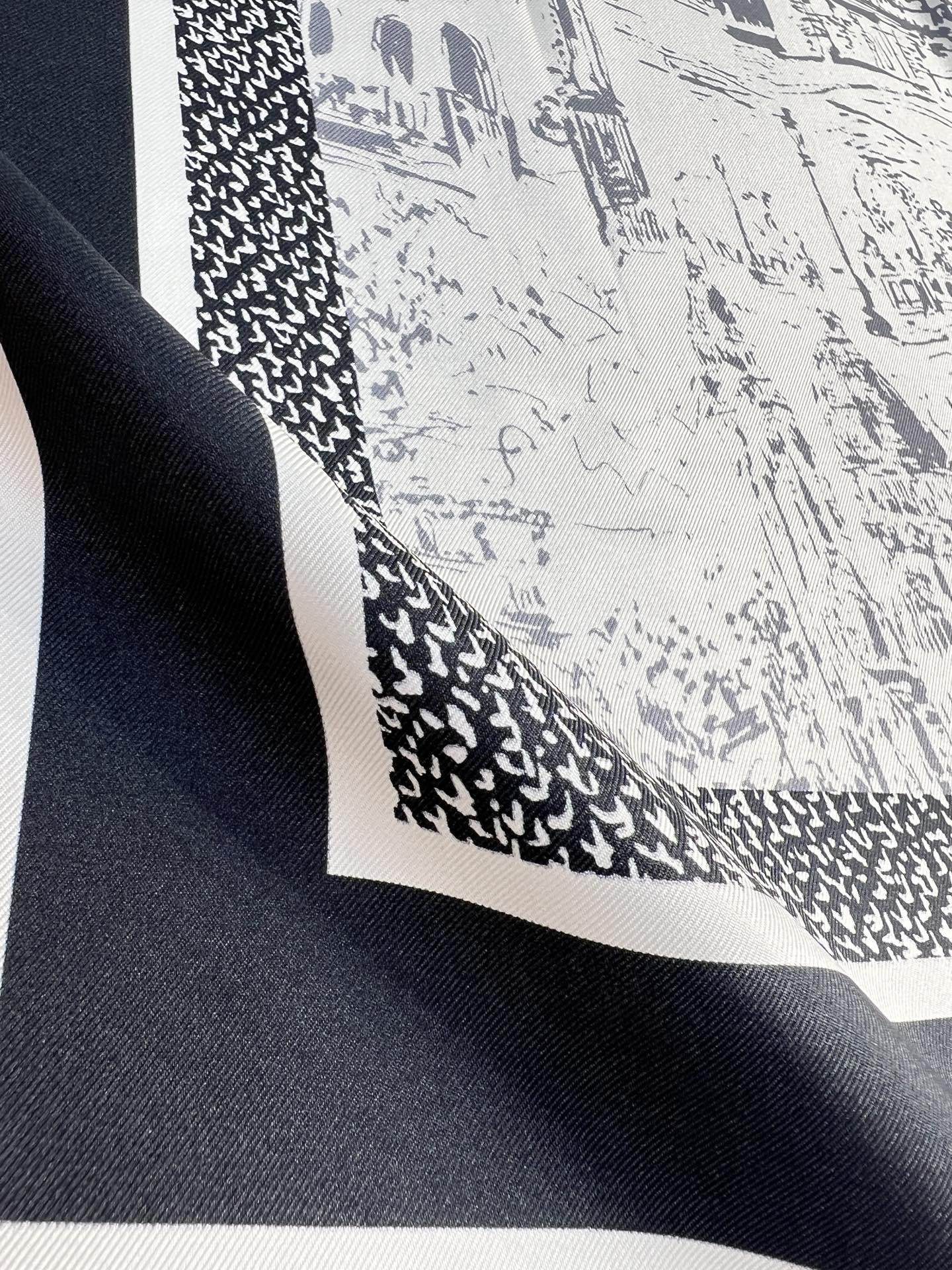 DIOR 26S SCARF 90CM IN SILK 198371