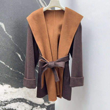 MAX MARA 25S HOODED MID-LENGTH COAT 160